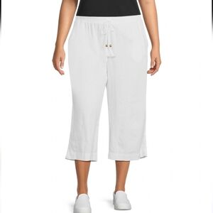 Crop Pants  Womens Linen Pants Westbound Linen Blend Crop Size XL